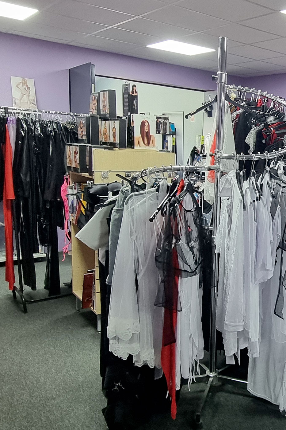 Espace d'accueil de la boutique